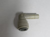 John Guest PI221212S Push-In Stem Elbow Fitting 3/8" Tube 3/8" Stem USED