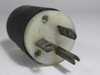 Hubbell 5466CN Insulgrip Straight Plug 20A 250V 3-Wire USED