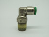 Numatics IN109-104-021 Swivel Elbow Fitting 1/4" Tube 1/4" NPTF Thread USED