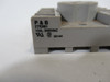 Potter & Brumfield 27E891 Snap On Din Rail Relay Socket 8Pin 10A 300VAC USED