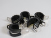 Umpco S325SSG8 Cushioned Stainless Cable Clamp 1/2" 1-Hole Lot of 5 USED