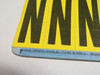 Brady Y225-N Self-Stick Letter Labels - N - Partial Sheet of 8 Labels ! NOP !