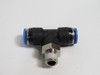 Festo 153109 QST-1/8-8 Push-In T-Fitting R1/8" Thread 8mm Tubing OD NOP
