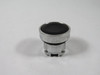 Telemecanique ZB4-BA2 Black Flush Push Button Operator Only USED
