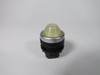 Eaton A22-RL-WS White Conical Indicating Light Operator Only USED