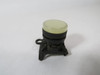 Eaton A22-RLF-WS White Indicating Light Operator w/ Mounting Latch USED