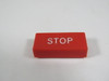 Cutler-Hammer E30KB231 Red Button w/ "STOP" Marking USED