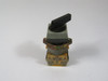 EAO 704.300.0 Long Lever Selector Switch 1NO/1NC 2-Position USED