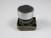 Allen-Bradley 800EM-F2 Black Push Button Operator w/ Mounting Base USED