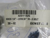 Waukesha 30-62 Bolt HHCS 1/4"-20X0.50" 18-8 3Pcs ! NWB !