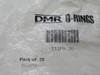 Daemar 113PK-20 Nitrile O-Ring 3/4"OD 9/16"ID 3/32"W Lot of 19 *Holey Bag* NWB