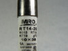 Miro RT14-20-1A Fast-Blow Ceramic Fuse 1A 300/500V USED
