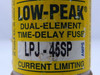 Bussmann LPJ-45SP Time Delay Fuse 45A 600V USED
