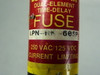 Low-Peak LPN-RK-60SP Time Delay Fuse 60A 250V USED
