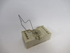 Relpol PZ-11 Beige Relay Socket W/Clip 10A@250VAC 11-Pin USED