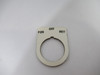 Allen-Bradley 800E-34WE261K Plastic Pushbutton Legend Plate FOR-OFF-REV ! NOP !