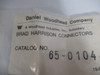 Daniel Woodhead 65-0104 Black C-Size Mini-Change Closure Cap Receptacle NWB