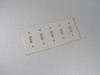 Leviton 001-88023 5-Gang Toggle Switch Wall Plate White NO HARDWARE USED