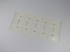 Leviton 001-88023 5-Gang Toggle Switch Wall Plate White NO HARDWARE USED