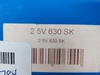Martin 2 5V 630 SK V-Belt Sheave 1/2" to 2-5/8" SK Bushing 2 Grooves 6.3" OD NEW