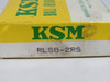 KSM RLS8-2RS Deep Groove Ball Bearing 2.25" OD 1" ID 0.625" Width NEW