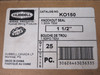 Hubbell KO150 Steel Knockout Seal 1-1/2" Lot of 12 SHELF WEAR NEW