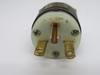 Hubbell HBL5666C Straight Blade Plug 15A 250V 3W 2P 6-15P USED
