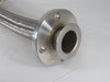 Generic 2” Stainless Steel Hose Assembly 316L 24"L 2" Flanges USED