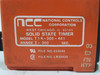 NCC T1K-300-461 Time-Delay Relay 3-300s 120V 10A 8-Pin Delay On Make USED