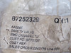 Sandvik 87252329 Safety Valve ! NOP !
