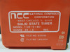NCC T3K-5-461 Solid State Timer .05 to 5 sec 120V 50/60Hz 10A 1/3HP 11-Pin USED