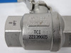 PinAcle 316VTB2075 2-Piece Ball Valve 3/4" FNPT 1000 WOG 316 Stainless NOP