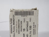 Edison E15SF15 High-Speed Fuse 15A 150V Lot of 2 NEW