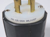 Arrow Hart AHL1430P Locking Plug 30A 125/250V 4W 3P NEMA L14-30 USED