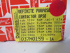 Danfoss 037H0159-14 Contactor DP 50 20V 50Hz 24V 60Hz BOX DAMAGE NEW