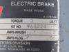 US Motors 1HP 1730RPM 575V 143TC UT TE 3PH 1.4A 60Hz C/W Brake USED
