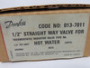 Danfoss 013-7011 Thermostatic Radiator Straight Valve 1/2" FPT-MPT BOX DMG NEW