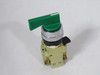 Generic 22.5mm Maintained Green Long Knob Selector Switch 3Pos 2NO NOP