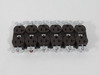 Hubbell CR5352 Duplex Receptacle 20A 125V 3W 2P 5-20R Brown Lot of 6 BOX DMG NEW