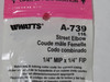 Watts A-739 Street Elbow Fitting 1/4" MIP 1/4" FIP Lot of 3 NWB