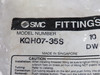 SMC KQH07-35S Male Connector 1/4" Tubing OD 1/4" NPT Lot of 11 NWB