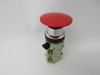 Generic 50mm Wide Base Momentary Mushroom Push Button 2NC 2NO 10A 250VAC NOP