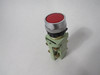 Generic Momentary 22.5mm Red Push Button 2NO 2NC 10A 250VAC 7.5A 380VAC USED