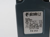 Pizzato FD-252 Roller Lever Limit Switch 10/3A 400VAC 2x(1NO-1NC) NOP
