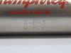 Humphrey 6-D-3 Double Acting Air Cylinder 1-1/16" Bore 3" Stroke 200 PSIG USED
