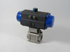 Challenger Valve 085SR12B Pneumatic Actuator C/W 1-1/2" Valve USED