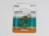 Builders Hardware 2362-696 Brass Screw Eye #12 10 Packs of 5 Each NEW