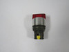 Allen-Bradley 800EM-LSM34 Red Illuminated Selector Switch 3-Position USED