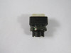 Telemecanique ZB5CW113 Square White Push Button Operator w/ Out Marking USED