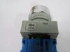 IDEC ABW110-B Non-Illuminated Black Push Button 1NO w/ HW-F10 Contact USED
